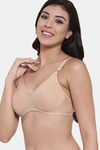 InnerSense Organic Anti Microbial Laced Soft Nursing Bra (Pack Of 2) - Skin — thumbnail 3